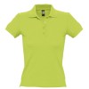 Рубашка поло женская People 210, зеленое яблоко Рубашка поло женская People 210, зеленое яблоко