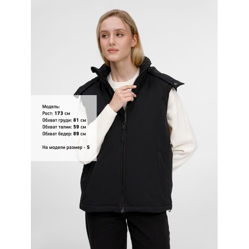 Жилет унисекс Sfera, черный