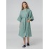 Халат вафельный женский Boho Kimono, зеленая мята