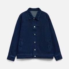 Куртка джинсовая O1, темно-синяя