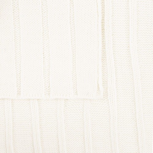 Плед Tressa, белый (молочный)