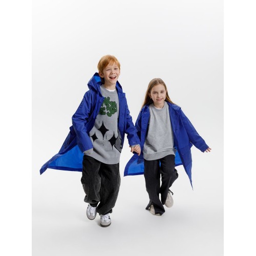 Дождевик детский RainDrop Kids, ярко-синий