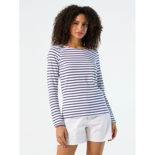 Футболка женская Marine Women, белая с красным