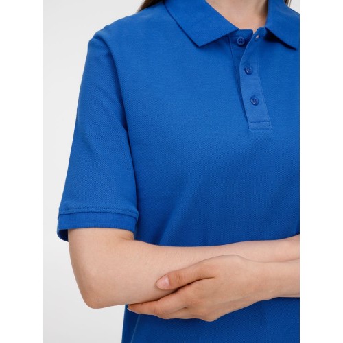 Рубашка поло унисекс Upswing, ярко-синяя