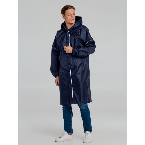 Дождевик со светоотражающими элементами Rainman Blink, синий