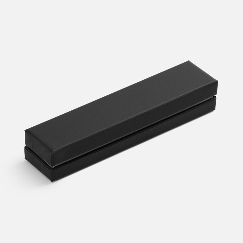 Ручка шариковая Poetica в футляре, серебристая