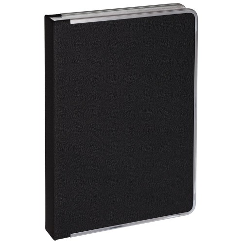 Ежедневник Frame Metal, недатированный, черный