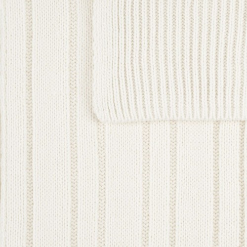 Шарф Knit Beat, белый (молочный)