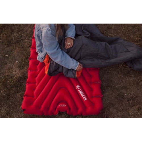 Надувной коврик Insulated Static V Luxe, красный