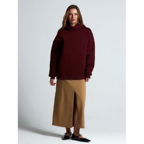 Худи Kulonga Oversize, бордовое