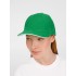 Бейсболка Buffalo, ярко-зеленая с белым