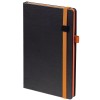 Ежедневник Ton Black, недатированный, черный с оранжевым Ежедневник Ton Black, недатированный, черный с оранжевым