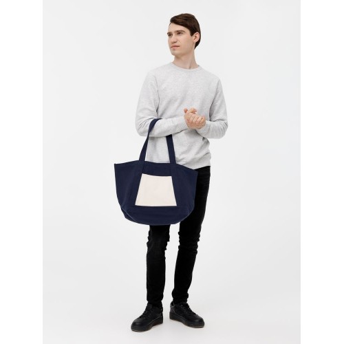 Шопер Shophop, синий с неокрашенным