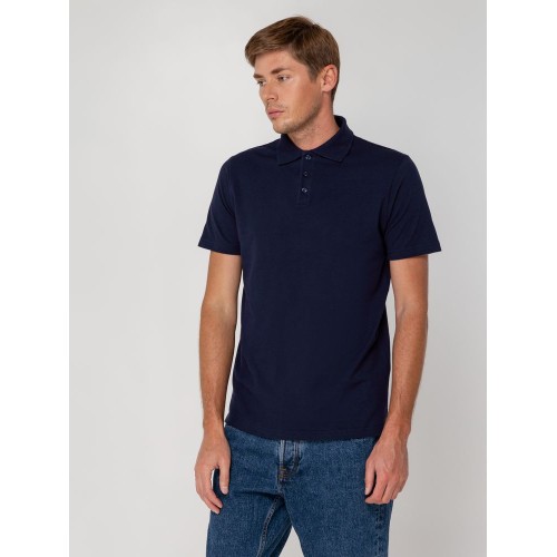 Рубашка поло мужская Virma Light, темно-синяя (navy)