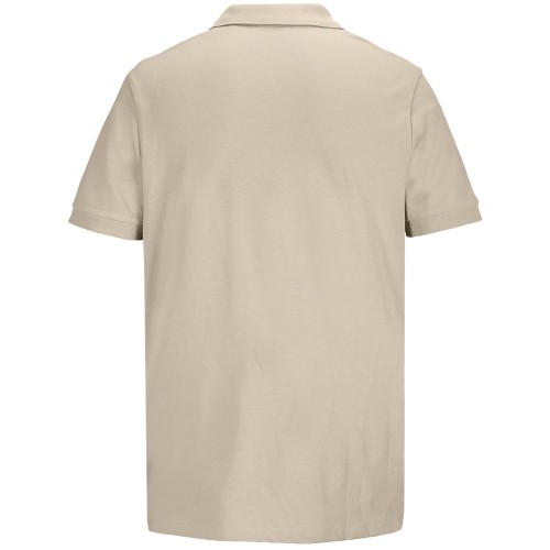 Рубашка поло унисекс Pacific, бежевая (льняная)