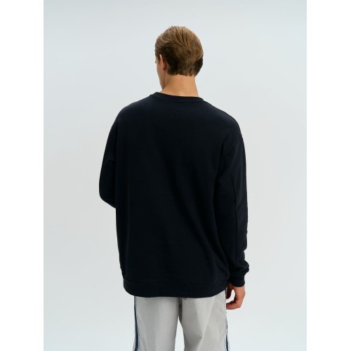 Свитшот оверсайз унисекс Omnifit, черный