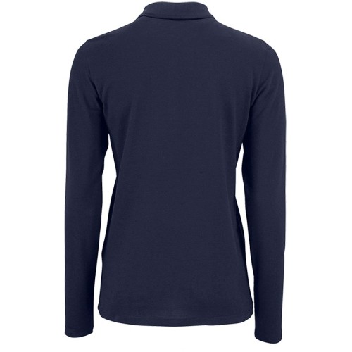 Рубашка поло женская с длинным рукавом Perfect LSL Women, темно-синяя