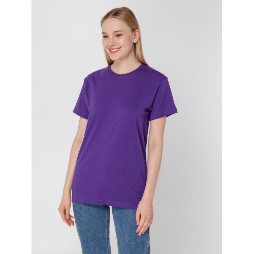 Футболка унисекс T-Bolka 160, фиолетовая