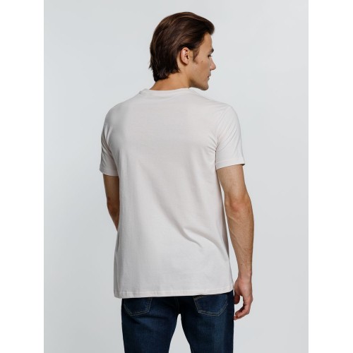 Футболка унисекс T-Bolka 160, молочно-белая