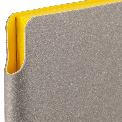 Ежедневник Flexpen, недатированный, серебристо-желтый