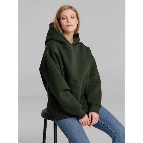 Худи Kulonga Oversize, темно-зеленый (хаки)