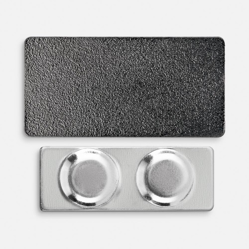 Значок Magnet Matto, серый металлик