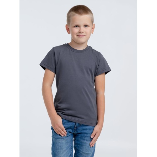 Футболка детская T-Bolka Kids, темно-серая (графит)