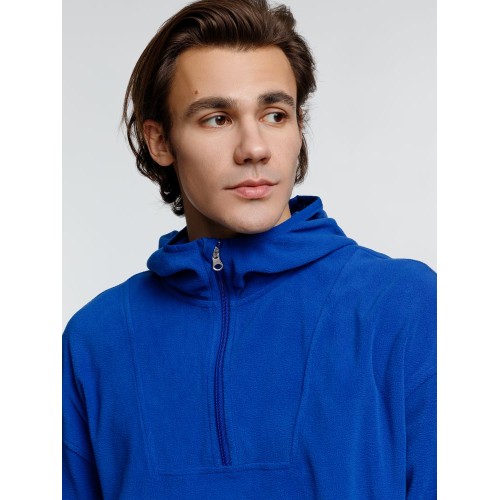 Анорак флисовый унисекс Fliska, ярко-синий