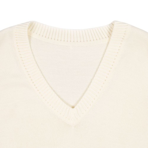 Жилет оверсайз унисекс Tad в сумке, молочно-белый