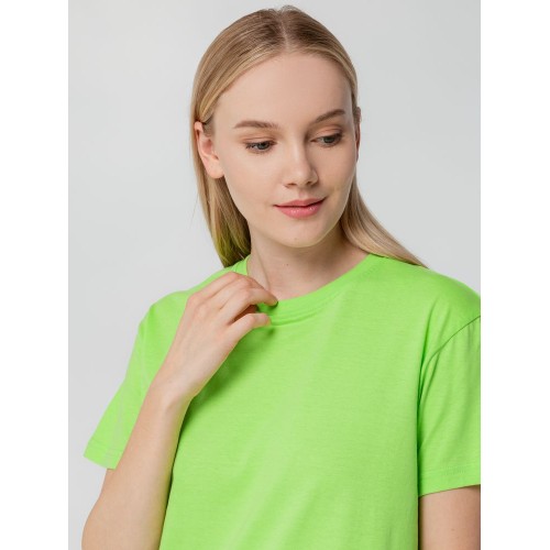 Футболка унисекс T-bolka 140, зеленое яблоко