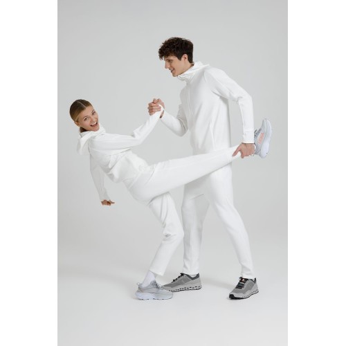 Куртка с капюшоном унисекс Begi, молочно-белая