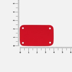 Лейбл Eta Soft Touch, S, красный