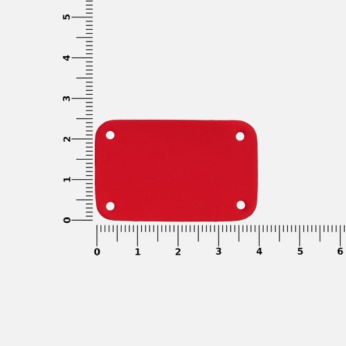 Лейбл Eta Soft Touch, S, красный