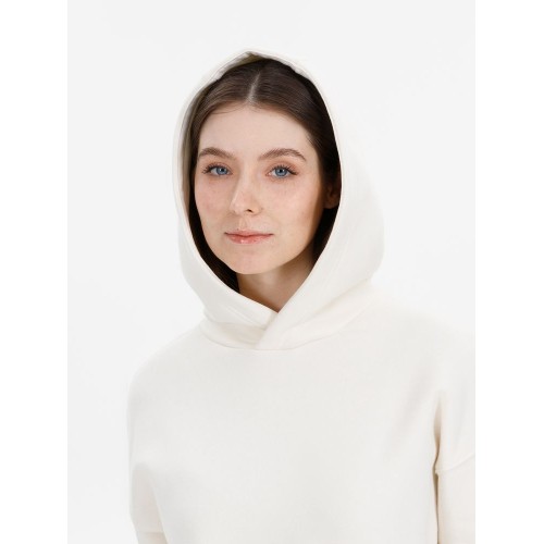 Худи оверсайз унисекс Snuggie, молочно-белое
