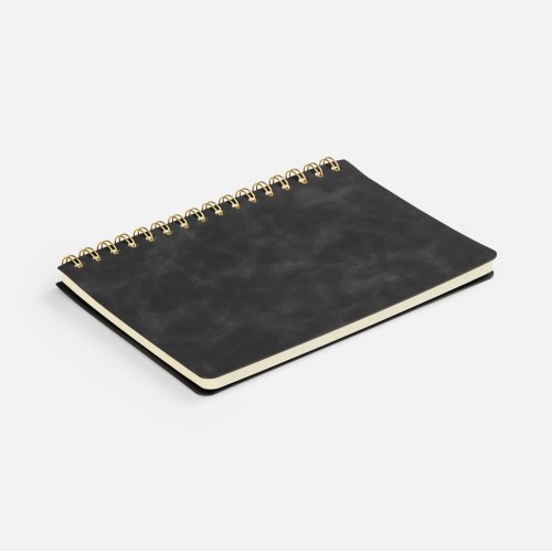 Ежедневник Spiral, недатированный, черный