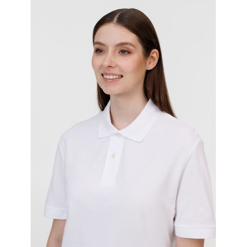 Рубашка поло унисекс Pacific, белая