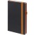 Ежедневник Ton, недатированный, черный с оранжевым