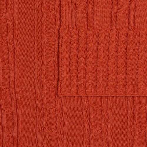 Плед Remitti, оранжевый (морковь)