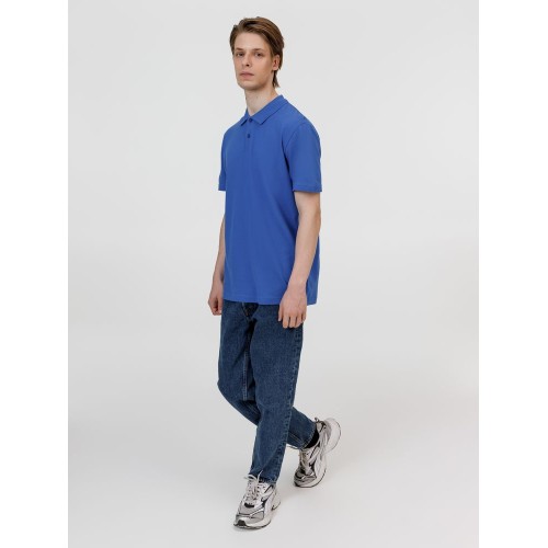 Рубашка поло унисекс Pulse, ярко-синяя (royal)