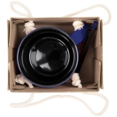 Набор Color Block: кружка и ручка, синий с черный