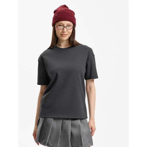 Футболка унисекс Durington, темно-серая (графит)