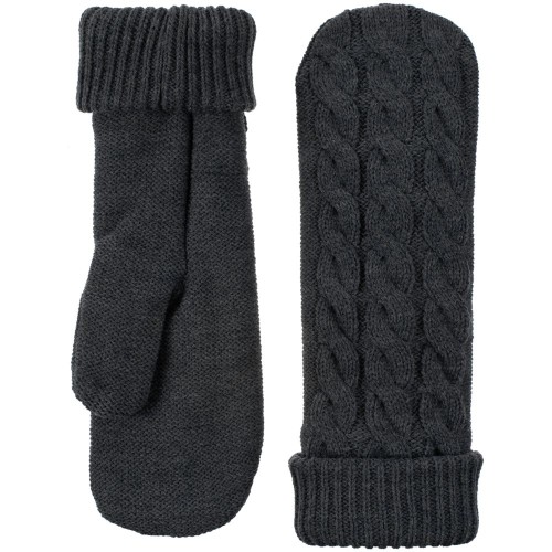 Варежки Heat Trick, темно-серый меланж (асфальт)