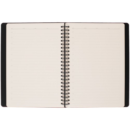 Ежедневник Spring Urban на заказ, недатированный, бордовый