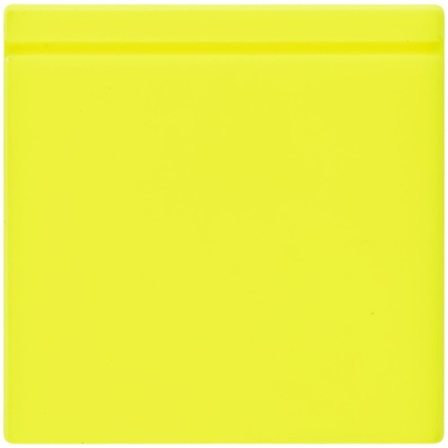 Лейбл из ПВХ Kare, желтый неон