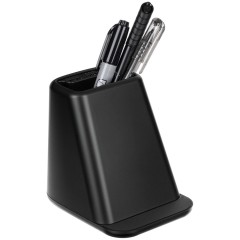 Настольный органайзер с зарядкой, лампой, вентилятором и подсветкой логотипа powerTower, черный