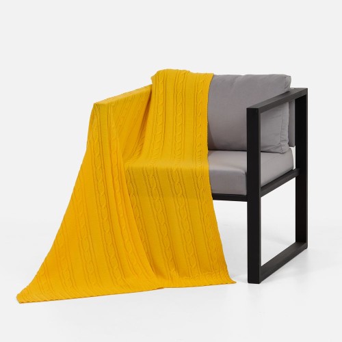 Плед Remitti, желтый