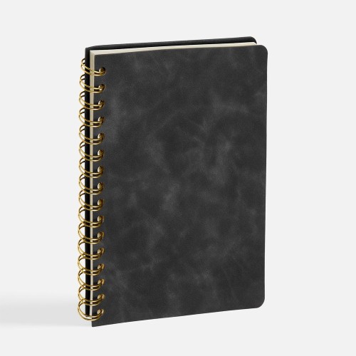 Ежедневник Spiral, недатированный, черный