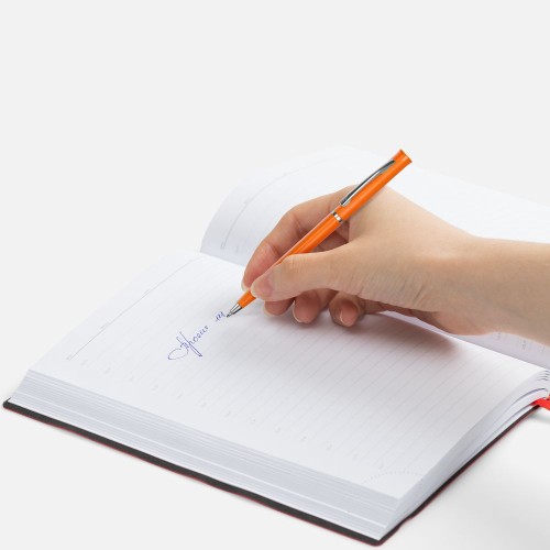 Ручка шариковая Euro Chrome, оранжевая