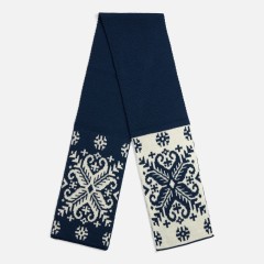 Шарф Wintertude M, синий с белым