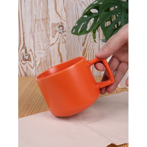 Чашка Jumbo, ver.2, матовая, оранжевая